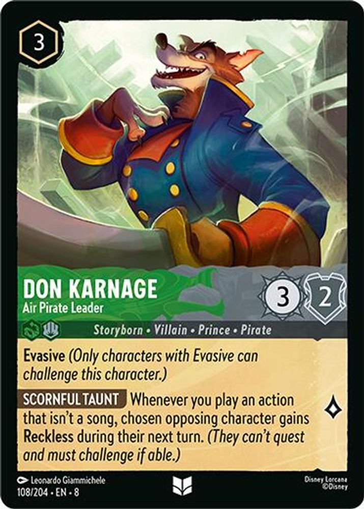 Don Karnage - Air Pirate Leader card