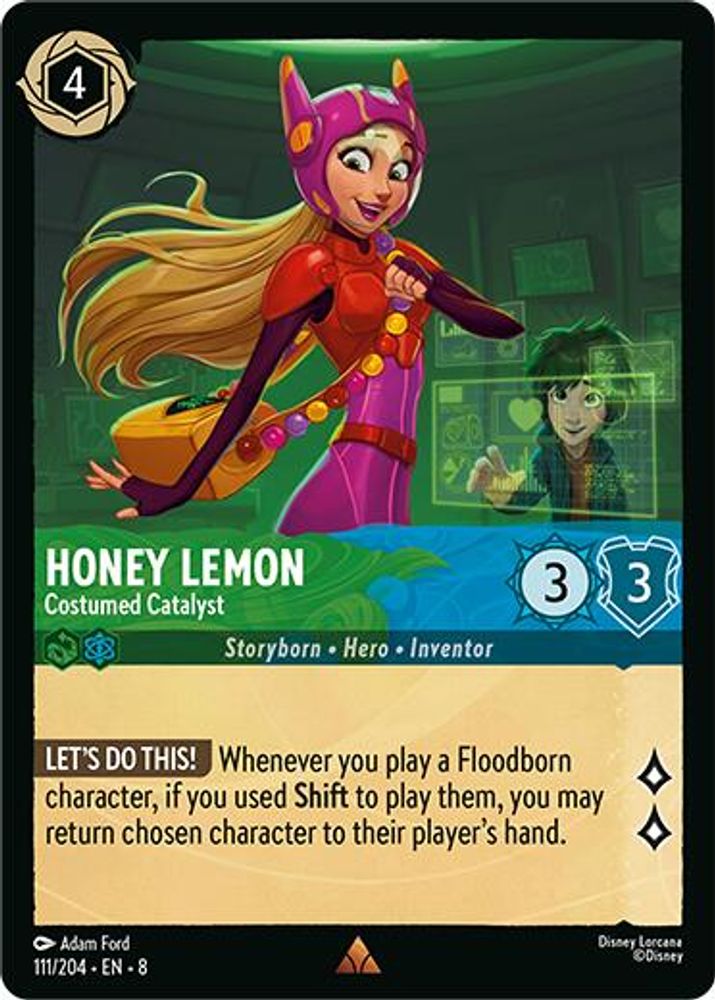 Honey Lemon - Costumed Catalyst card