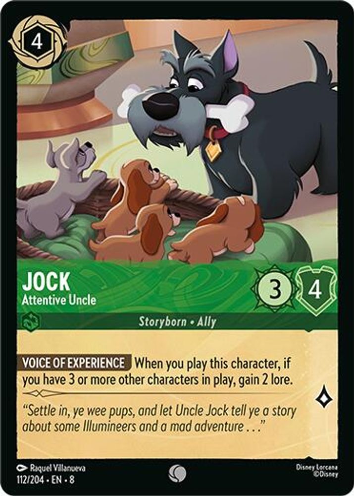Jock - Attentive Uncle card