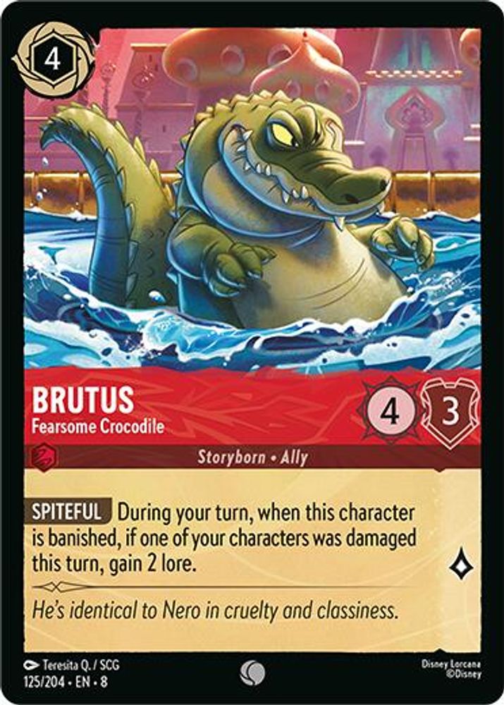 Brutus - Fearsome Crocodile card