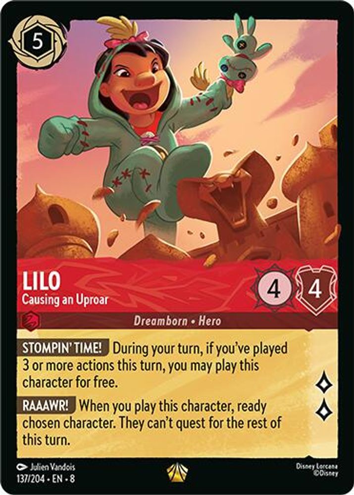 Lilo - Causing an Uproar card