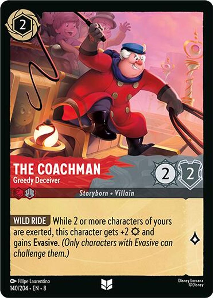 The Coachman - Greedy Deceiver card
