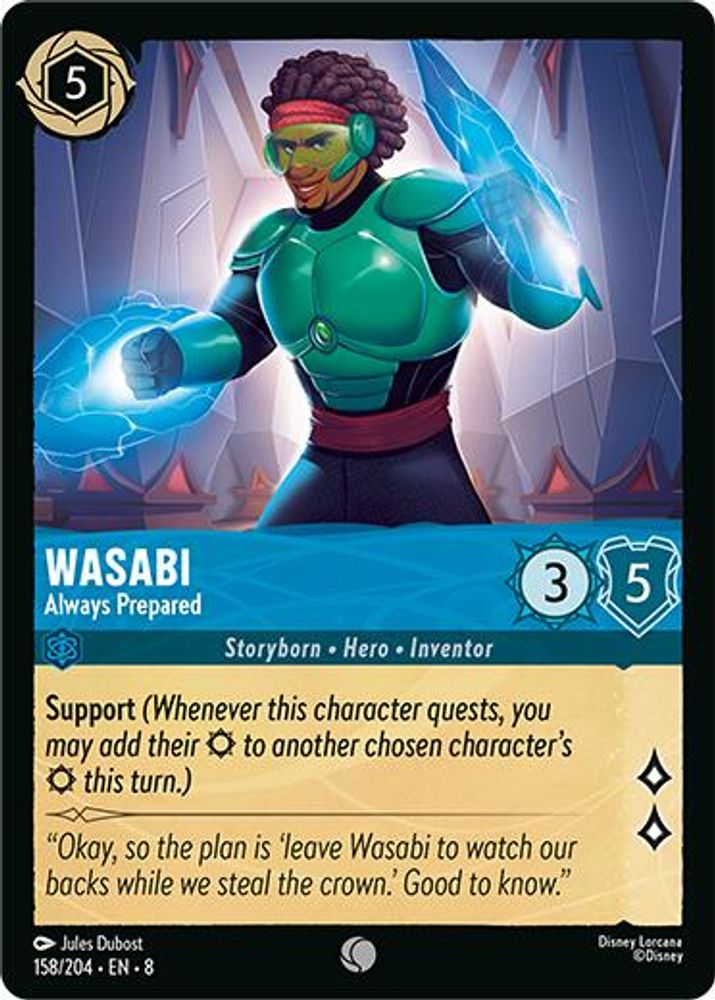 Wasabi - Always Prepared card