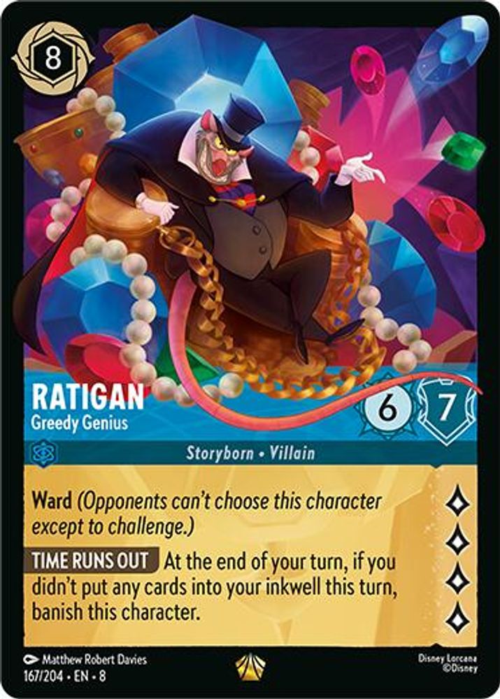 Ratigan - Greedy Genius card