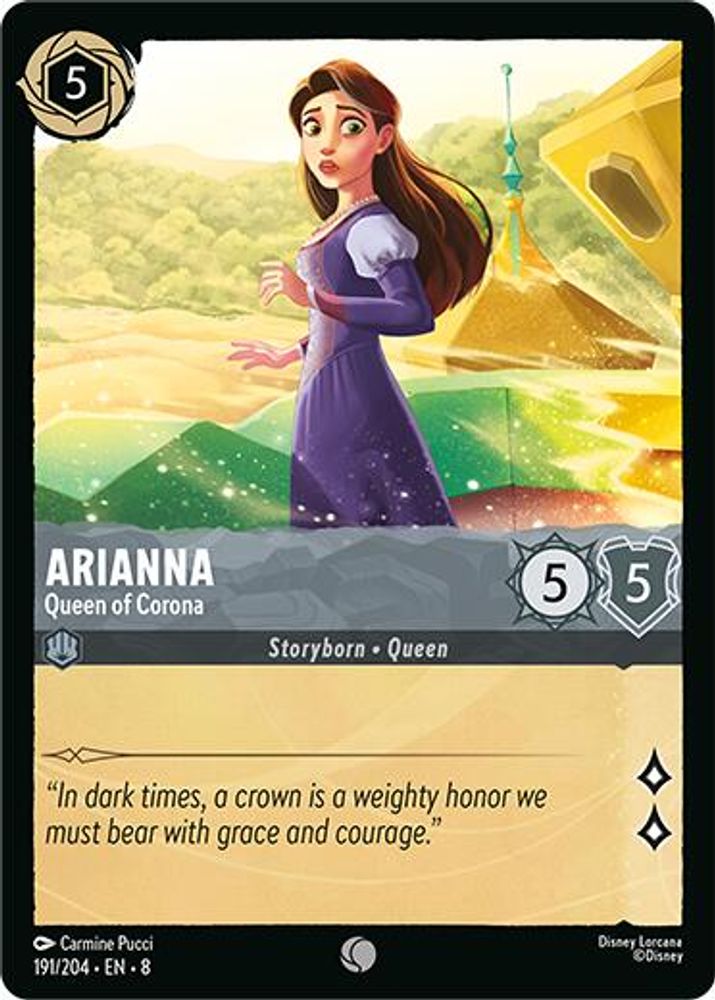 Arianna - Queen of Corona card