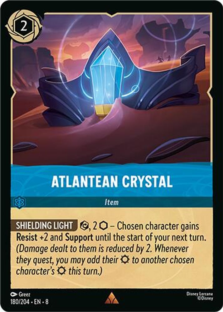 Atlantean Crystal card