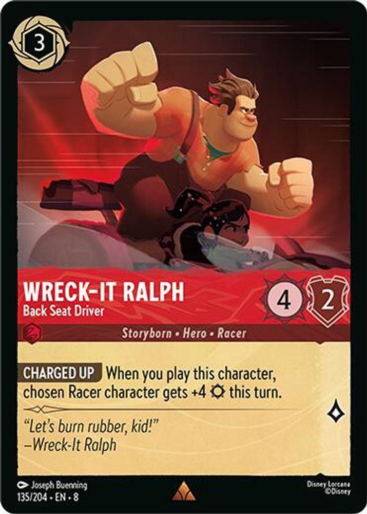 Wreck-It Ralph - Back Seat Driver card