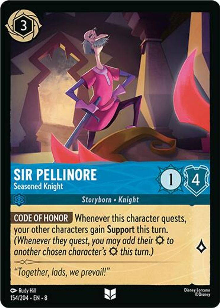 Sir Pellinore - Seasoned Knight card