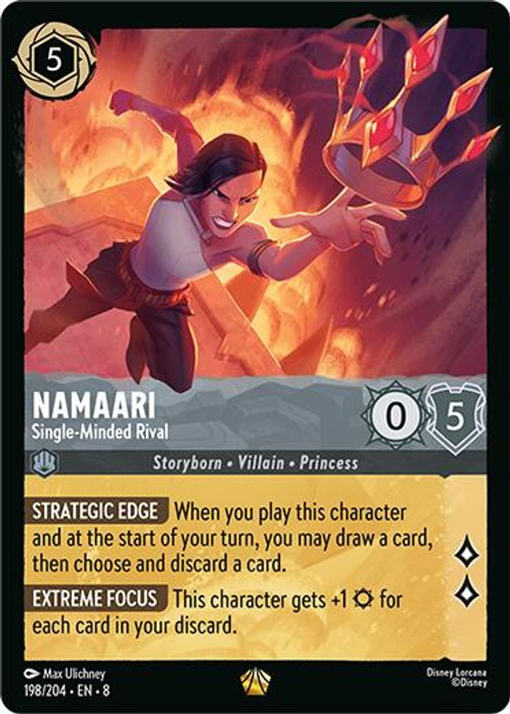 Namaari - Single-Minded Rival card