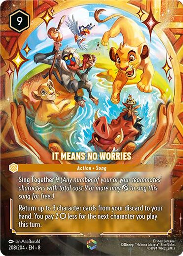 It Means No Worries (Enchanted) card