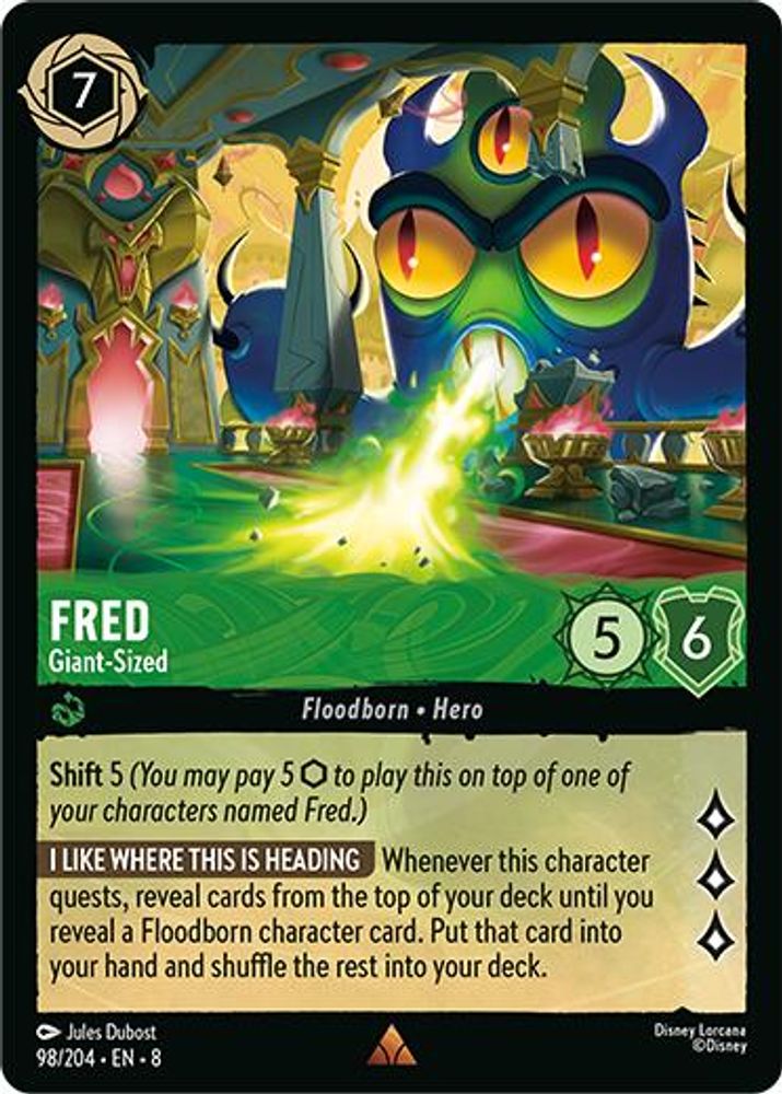 Fred - Giant-Sized card