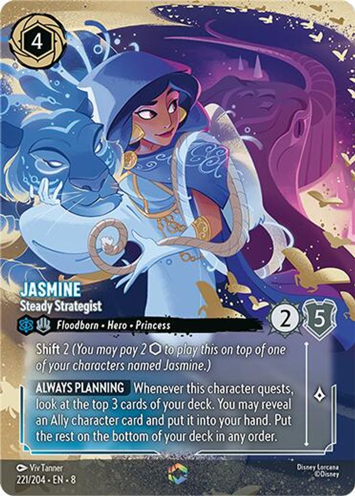 Jasmine - Steady Strategist (Enchanted) card