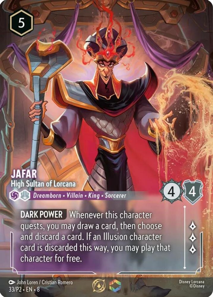 Jafar - High Sultan of Lorcana (Store Championship) card