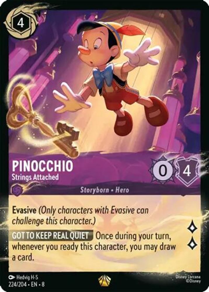 Pinocchio - Strings Attached (224/204) card