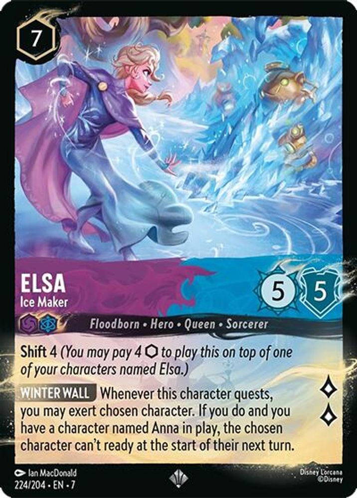 Elsa - Ice Maker (224/204) card