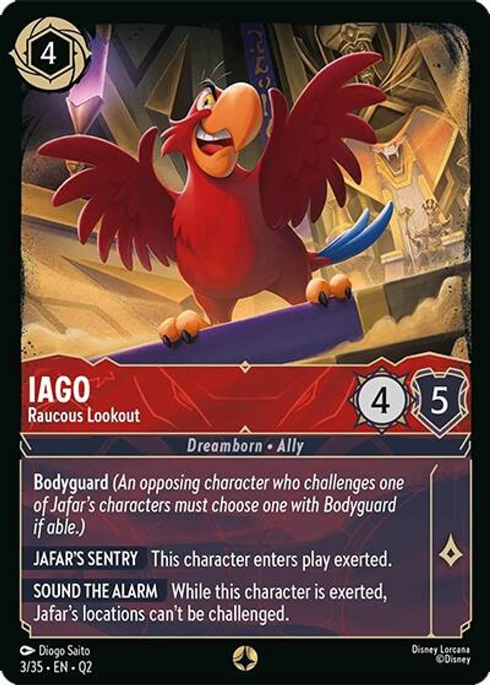 Iago - Raucous Lookout card