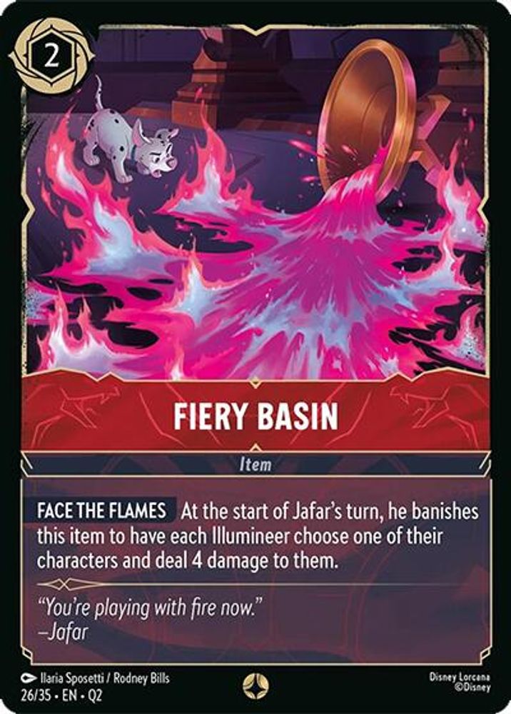 Fiery Basin card