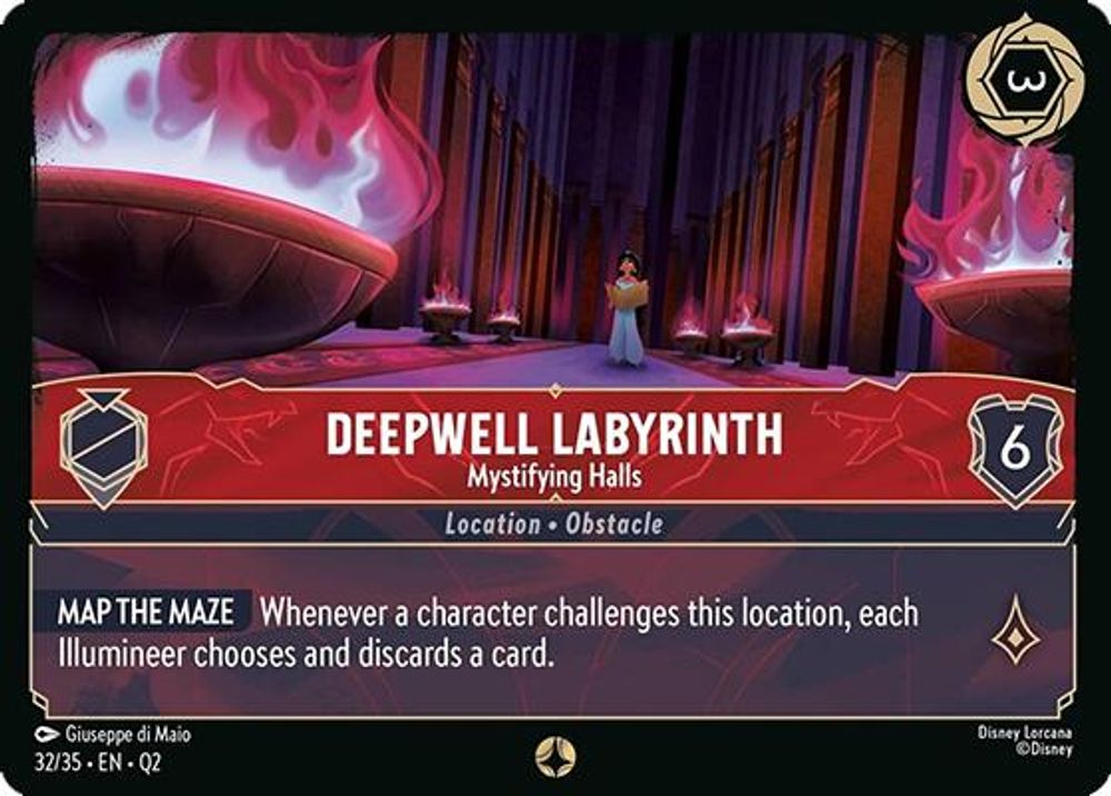 Deepwell Labyrinth - Mystifying Halls card