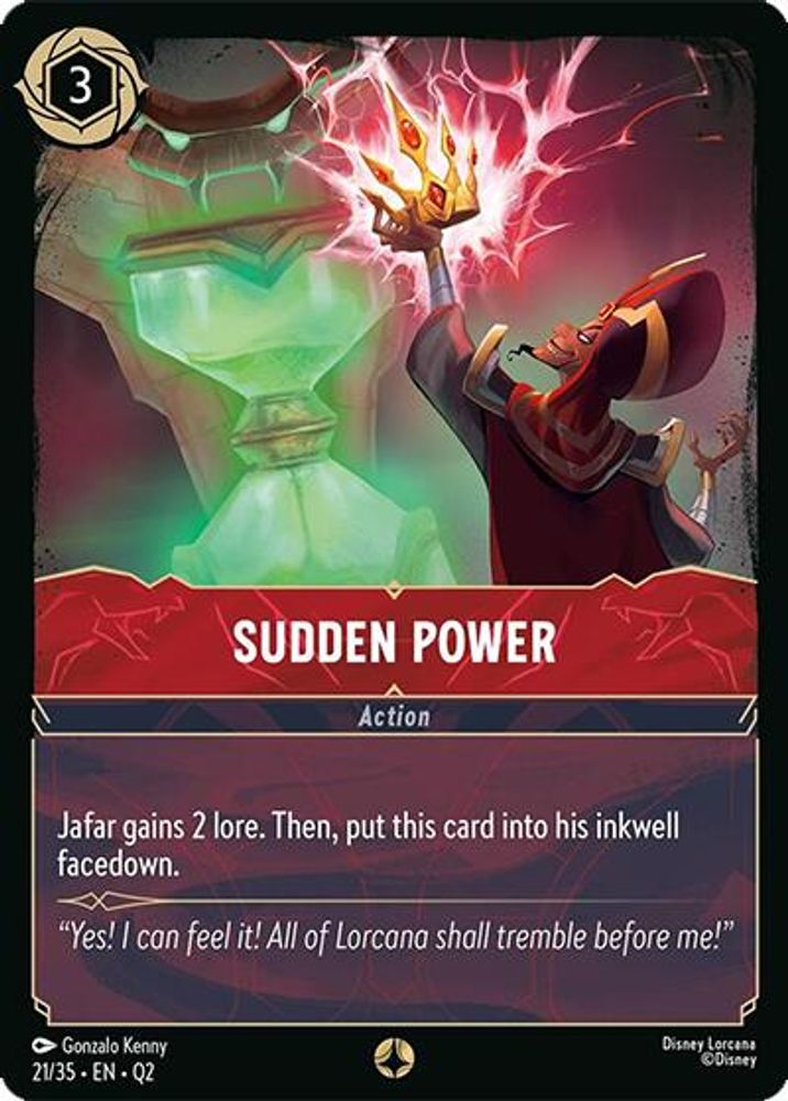 Sudden Power card