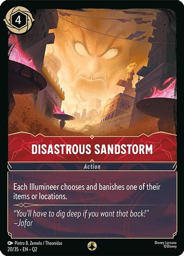 Disastrous Sandstorm card