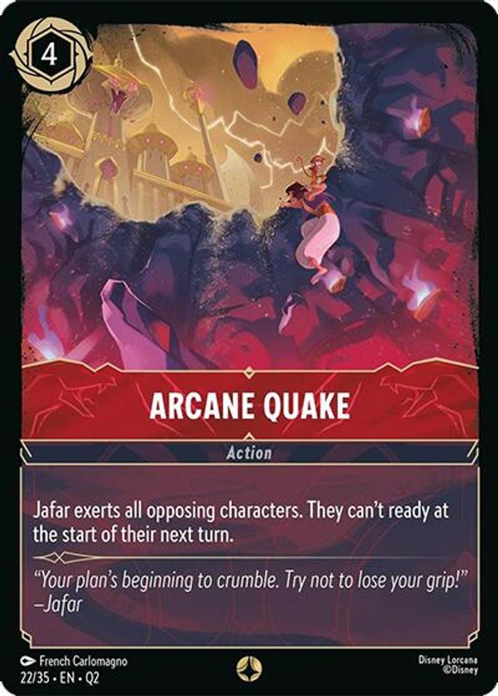 Arcane Quake card