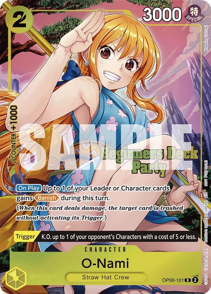 O-Nami (Beginners Deck Party [ST-23] - [ST-28] Winner Pack) card