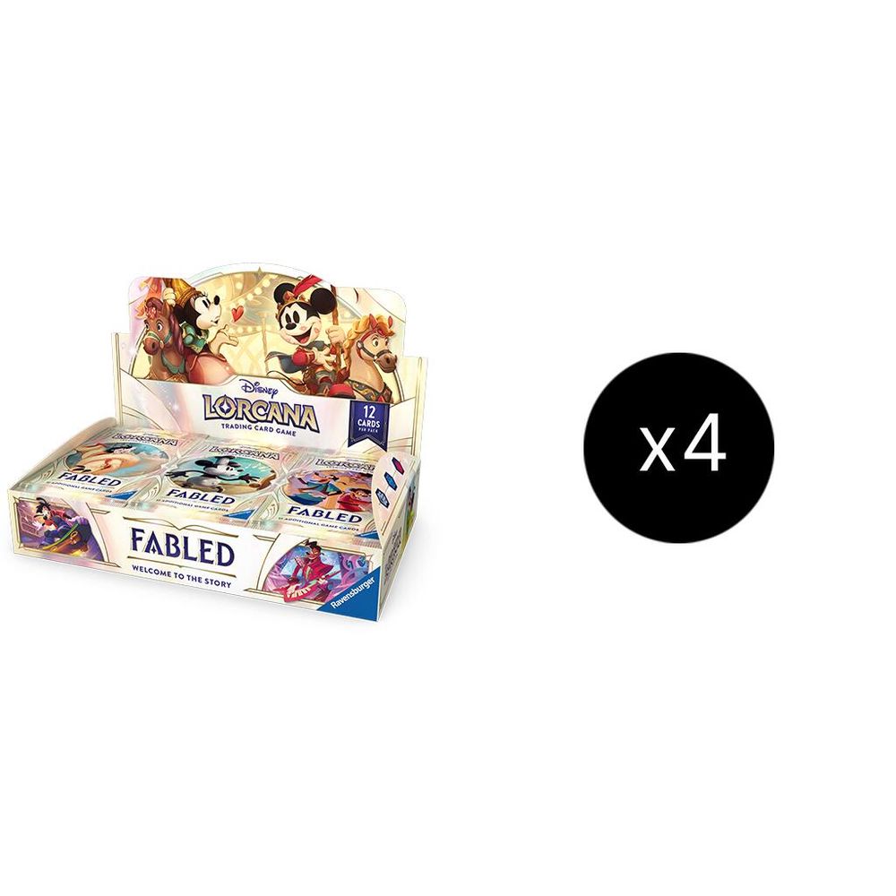 Disney Lorcana: Fabled Booster Box Case card