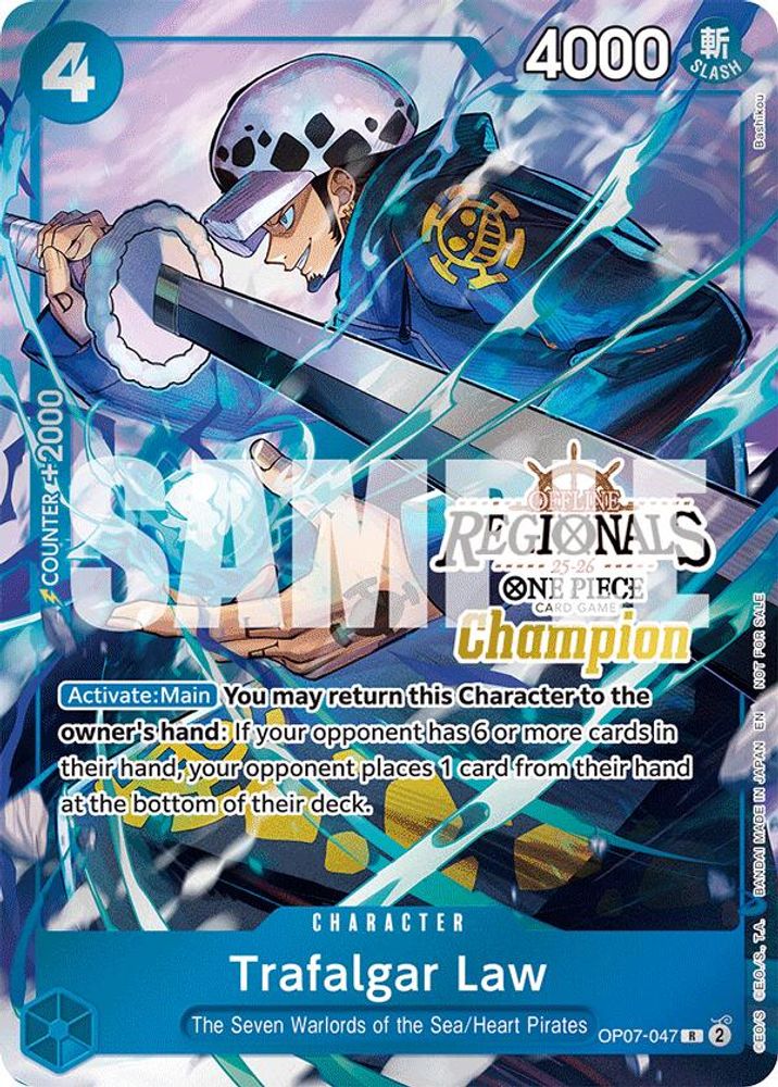 Trafalgar Law (Offline Regional Champion Card Set 2025 Vol.2)