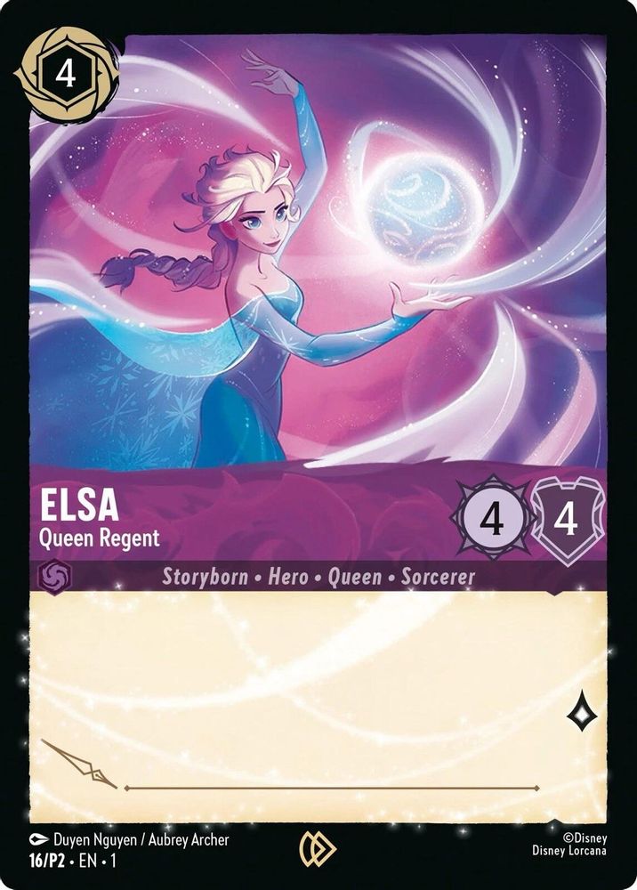 Elsa - Queen Regent card