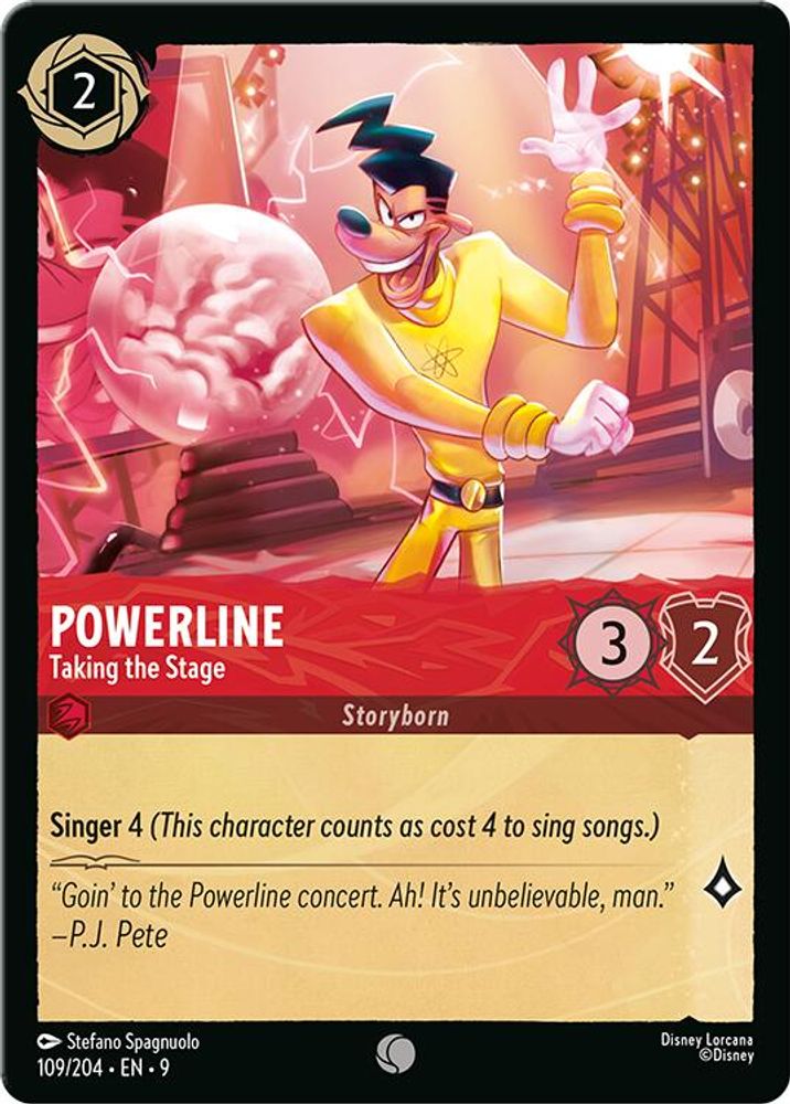 Powerline - Taking the Stage card