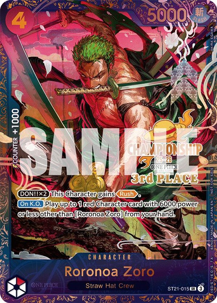 Roronoa Zoro (CS 25-26 3rd Place)
