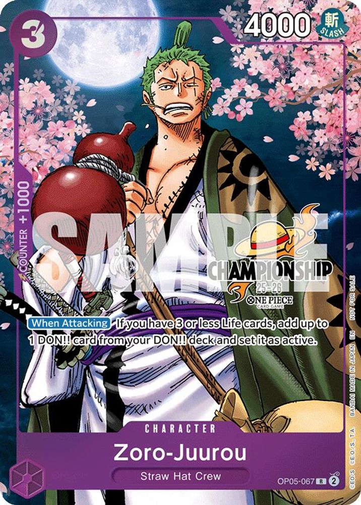 Zoro-Juurou (CS 25-26 Event Pack Finalist Ver.) card