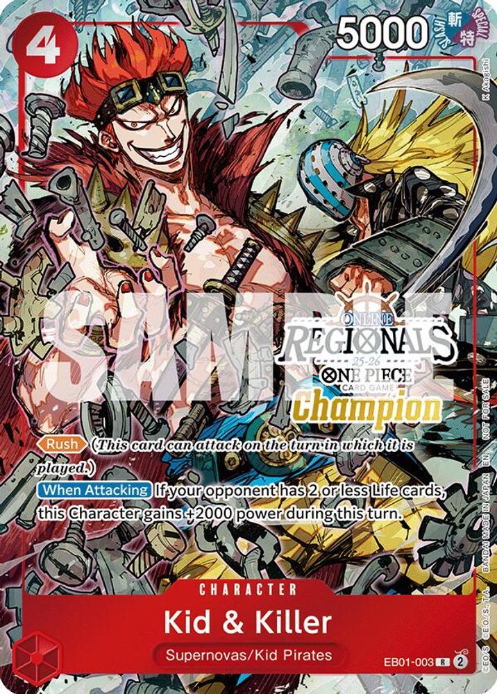 Kid & Killer (Online Regional Champion Card Set 2025 Vol.2)