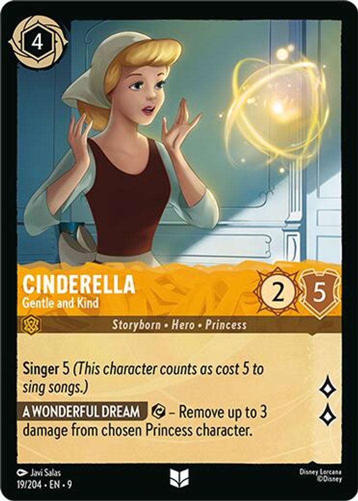 Cinderella - Gentle and Kind card