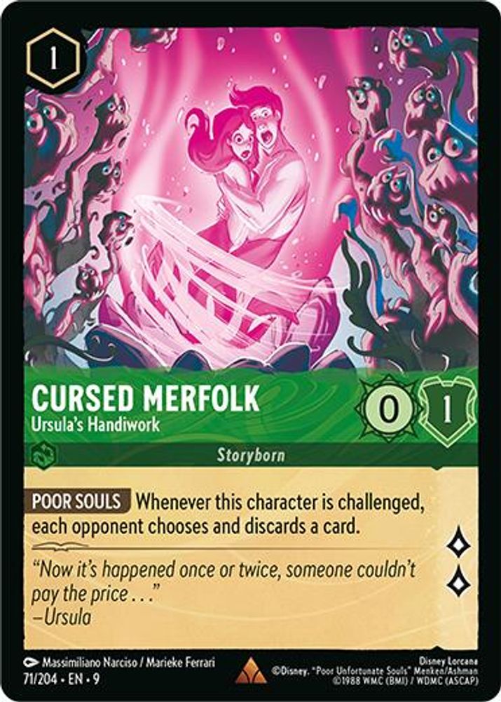 Cursed Merfolk - Ursula's Handiwork card