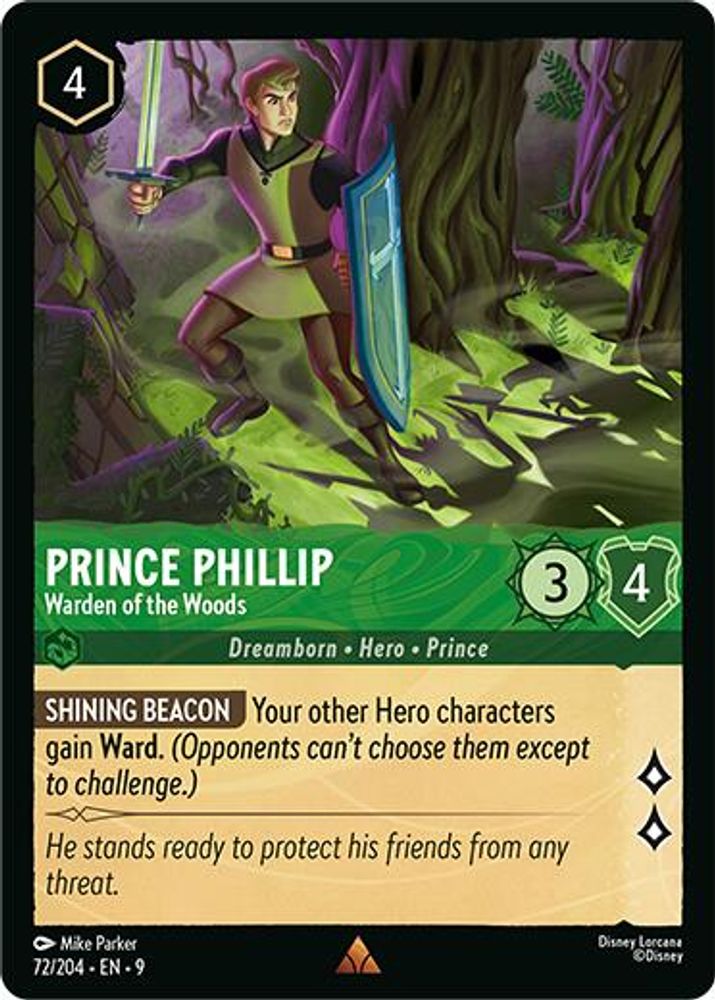 Prince Phillip - Warden of the Woods card