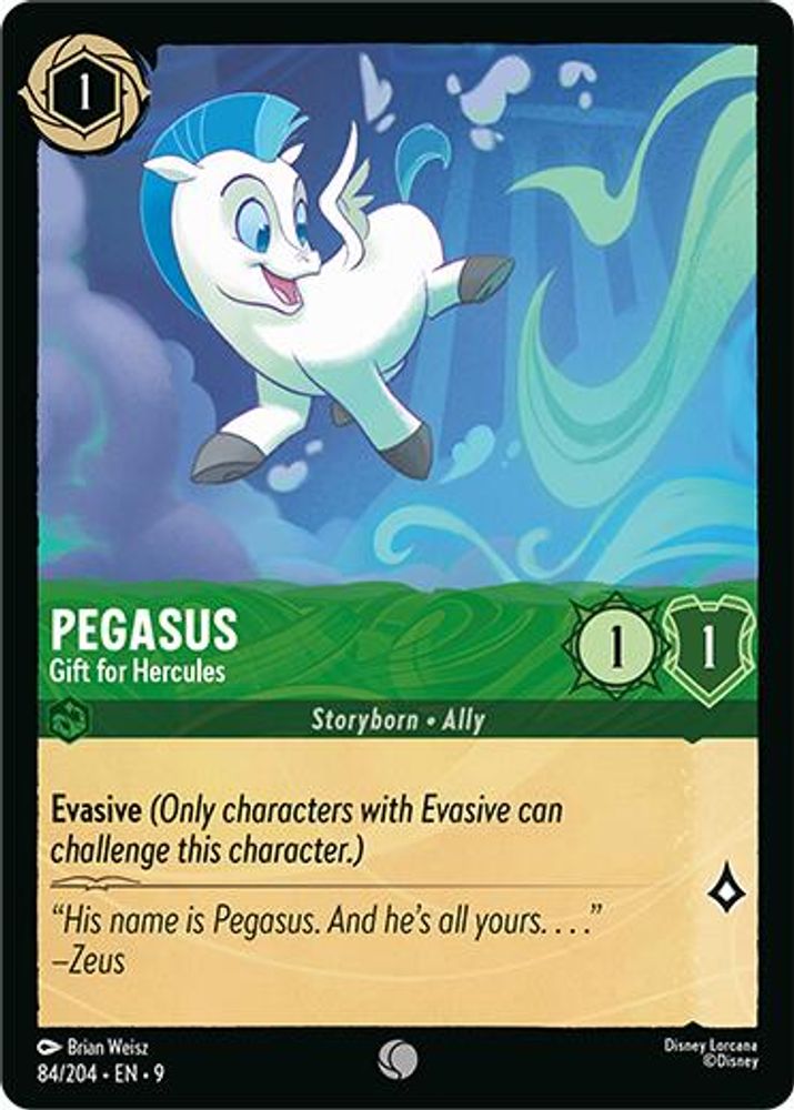Pegasus - Gift for Hercules card