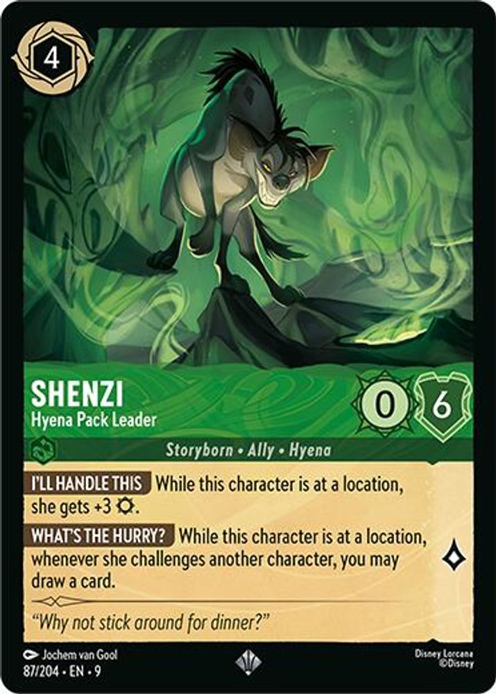 Shenzi - Hyena Pack Leader card