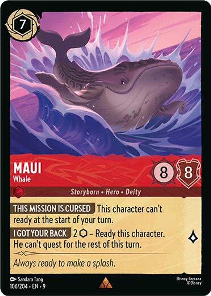 Maui - Whale card