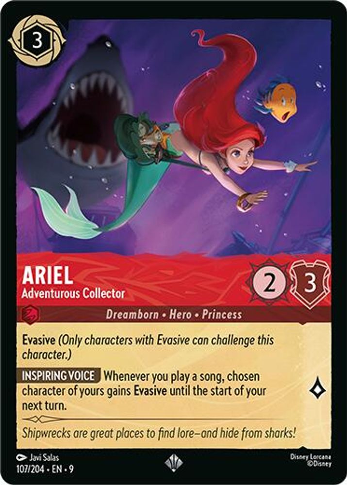 Ariel - Adventurous Collector card