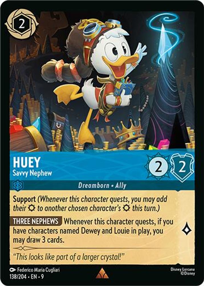 Huey - Savvy Nephew card