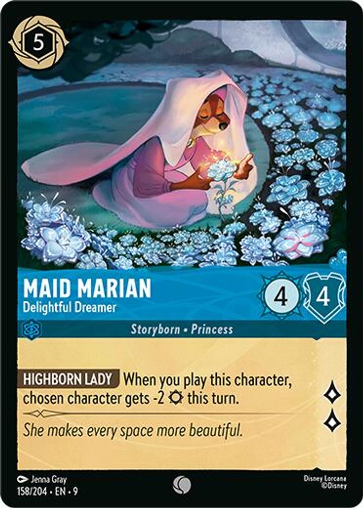Maid Marian - Delightful Dreamer card