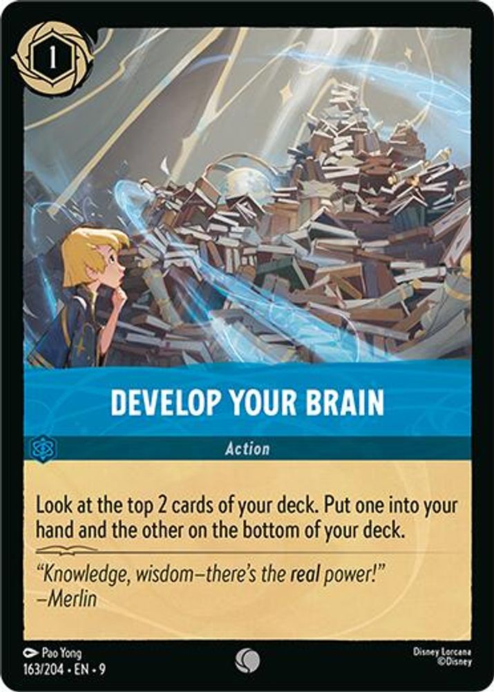 Develop Your Brain card