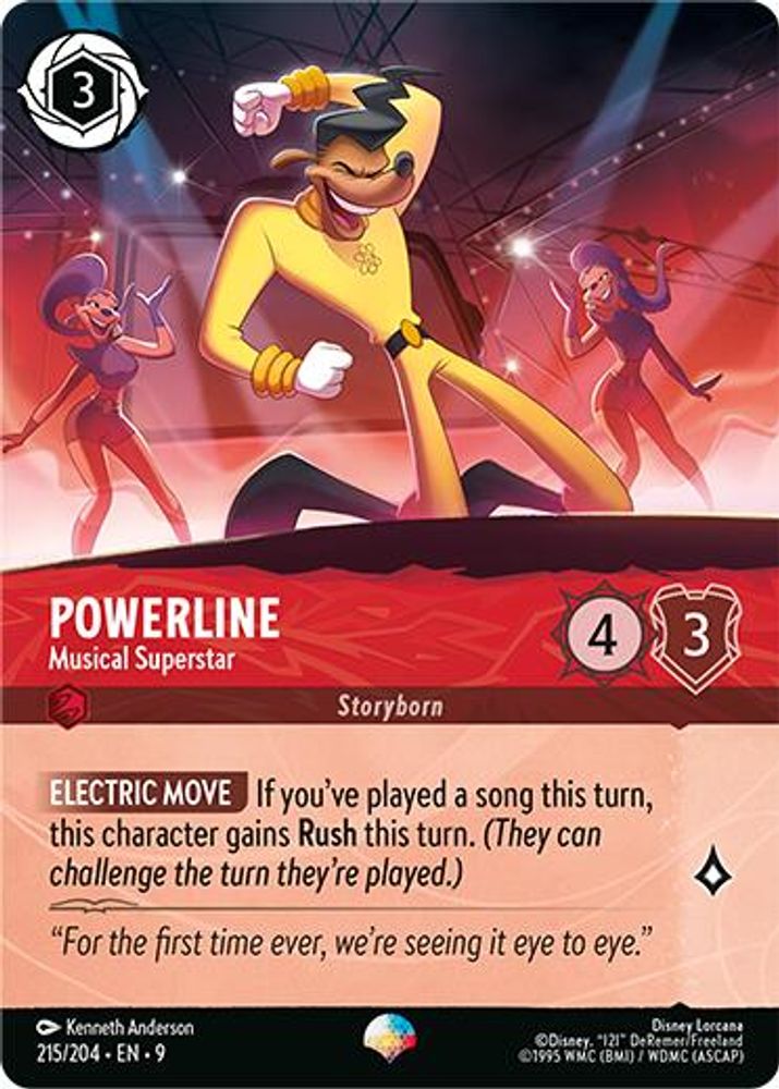 Powerline - Musical Superstar (Epic) card