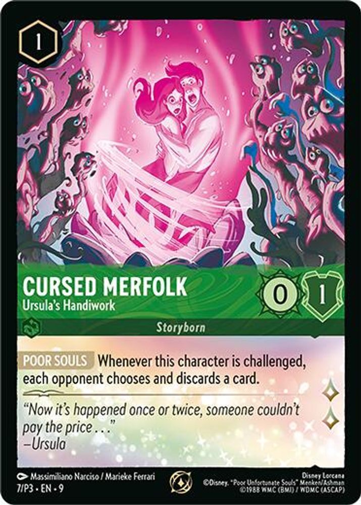 Cursed Merfolk - Ursula's Handiwork card