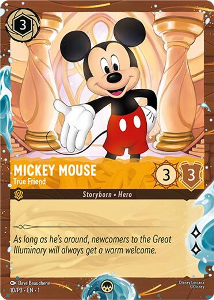 Mickey Mouse - True Friend (Disney Cruise Promo) card