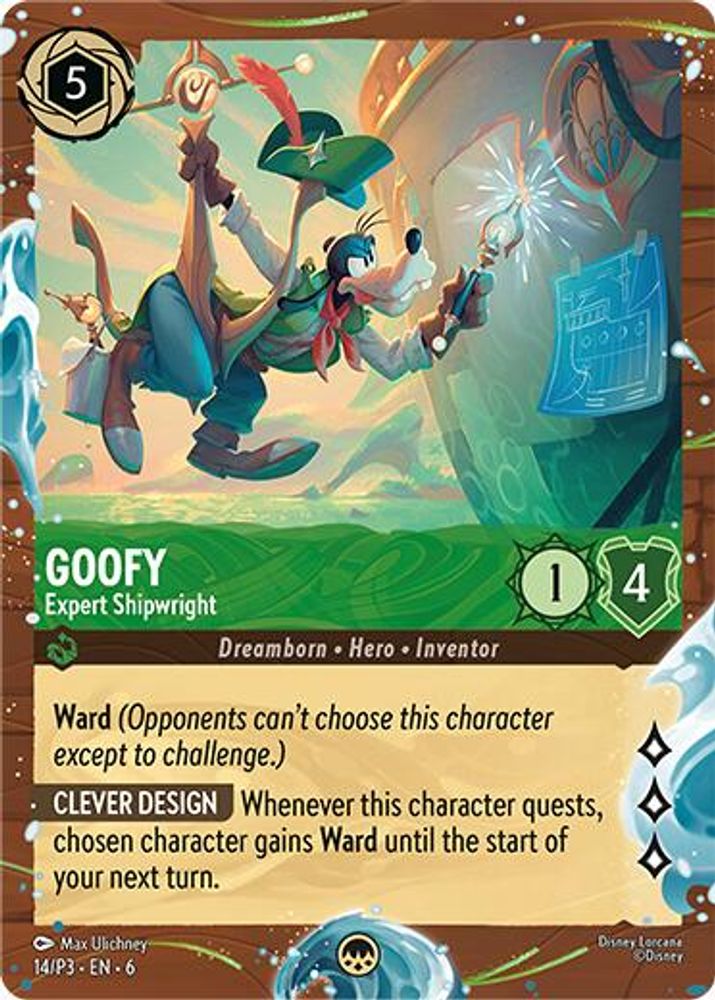 Goofy - Expert Shipwright (Disney Cruise Promo) card