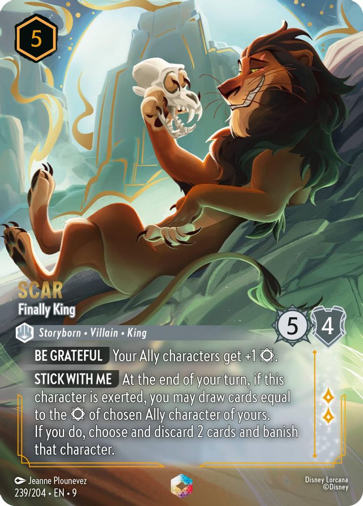 Scar - Finally King (Enchanted) card