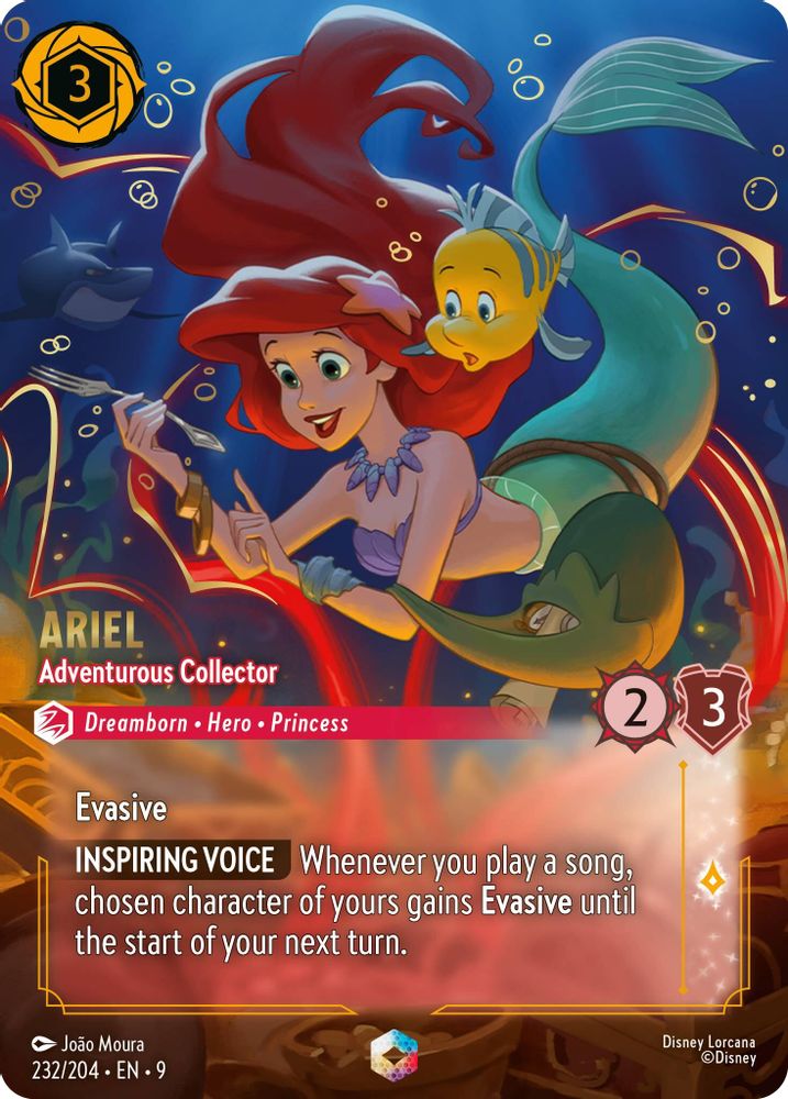 Ariel - Adventurous Collector (Enchanted) card
