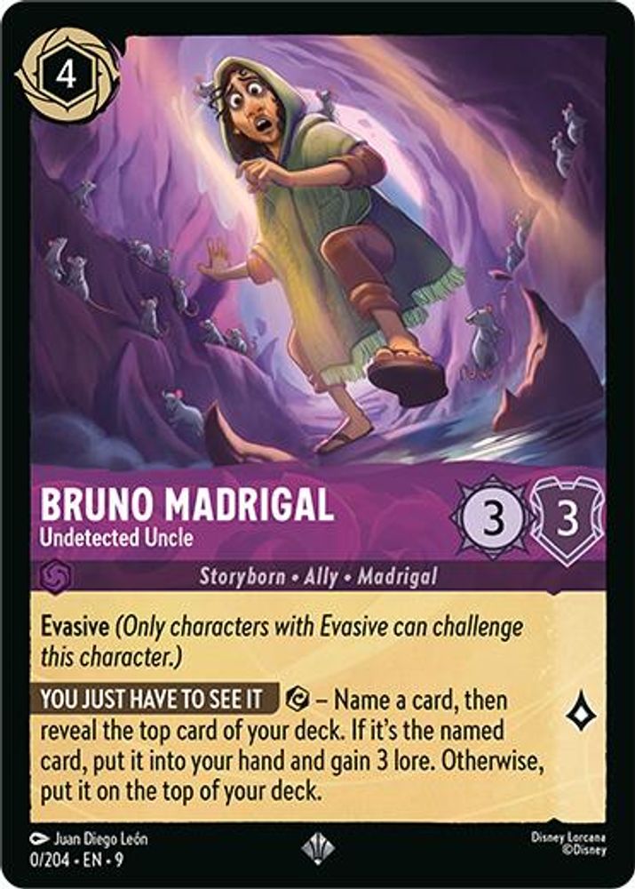 Bruno Madrigal - Undetected Uncle card